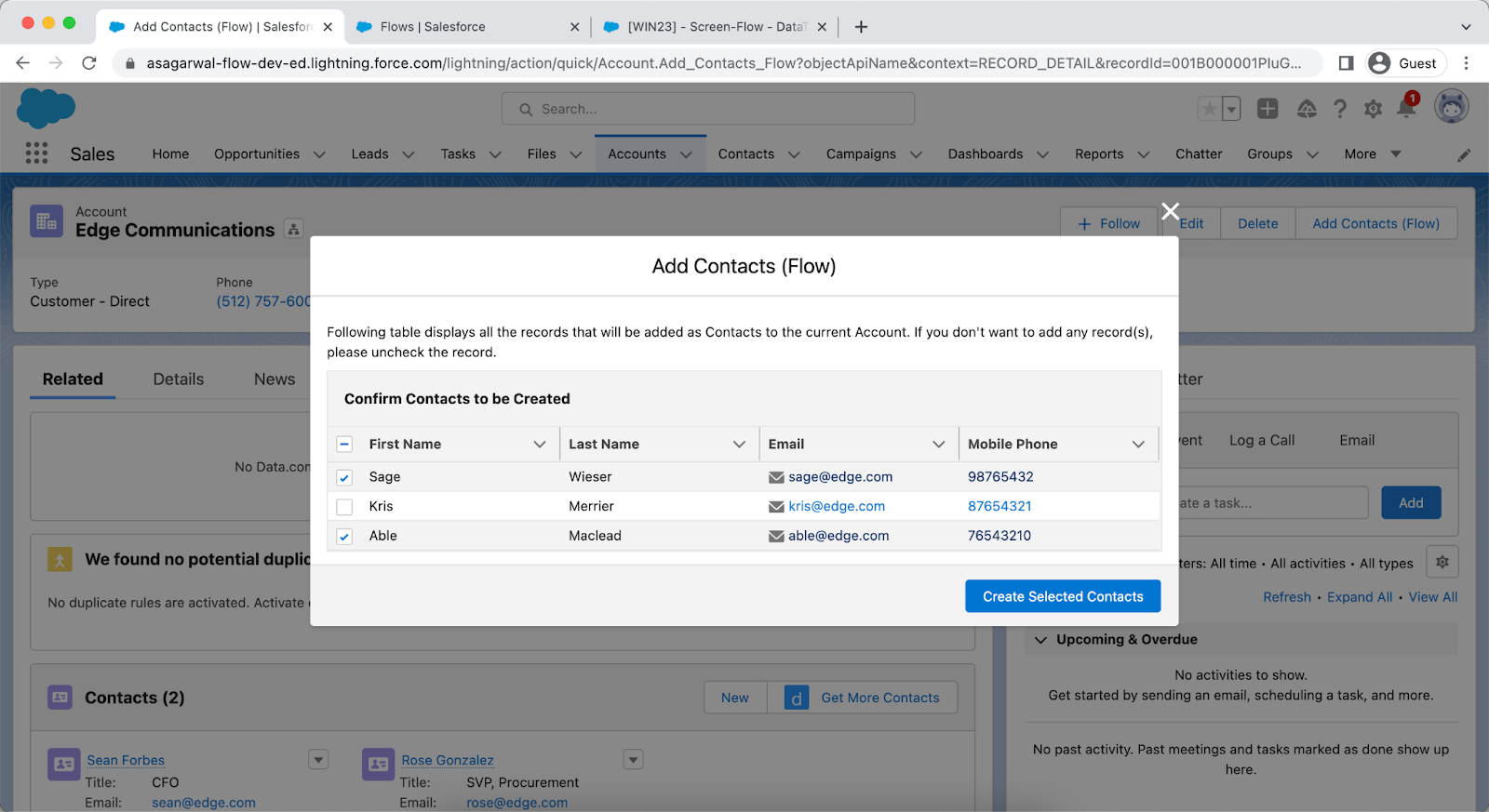 Step By Step Guide To Using Data Table In Salesforce Flow