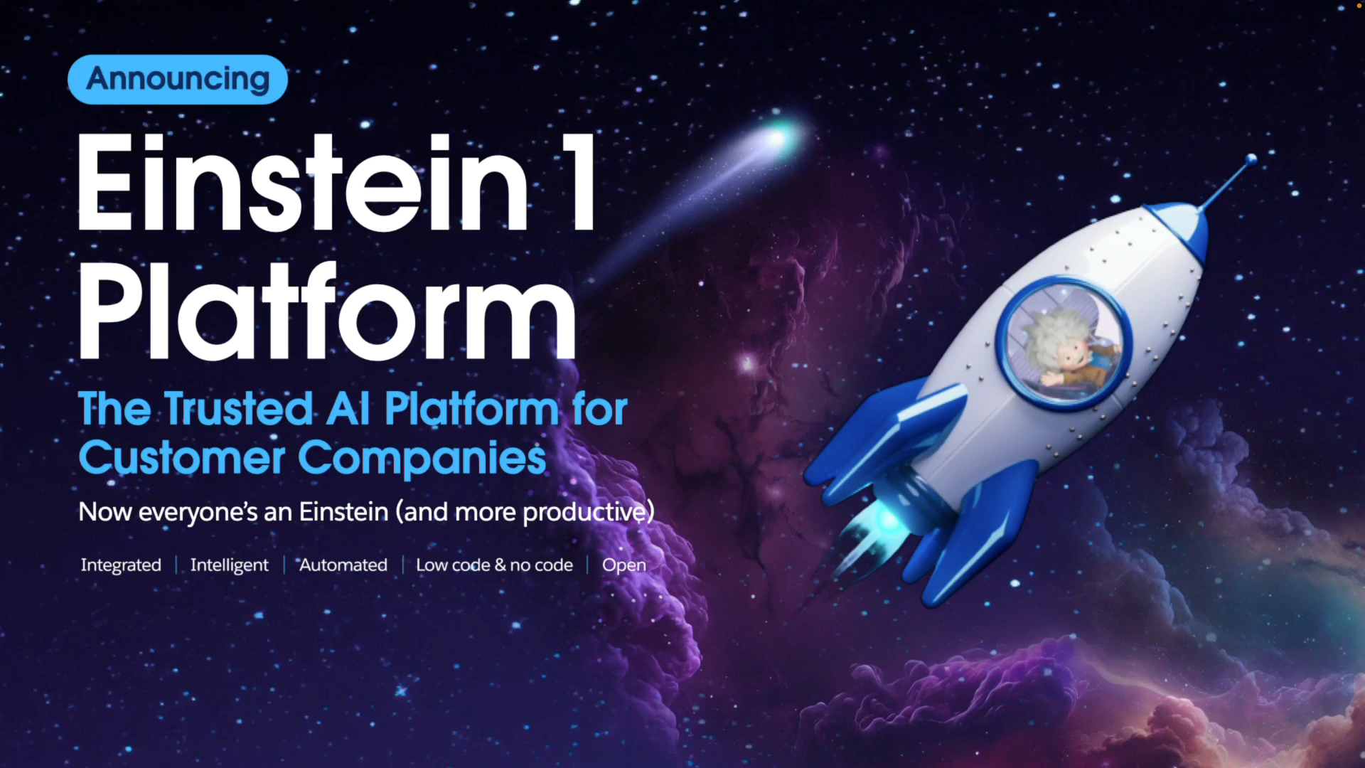 Salesforce Introduces Einstein 1 Platform in Dreamforce 2023