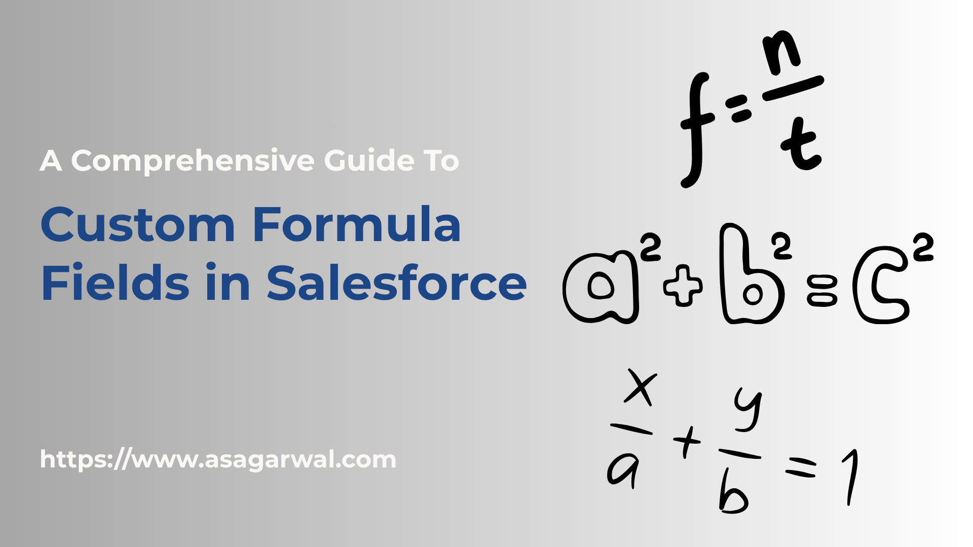 A Comprehensive Guide to Custom Formula Fields in Salesforce